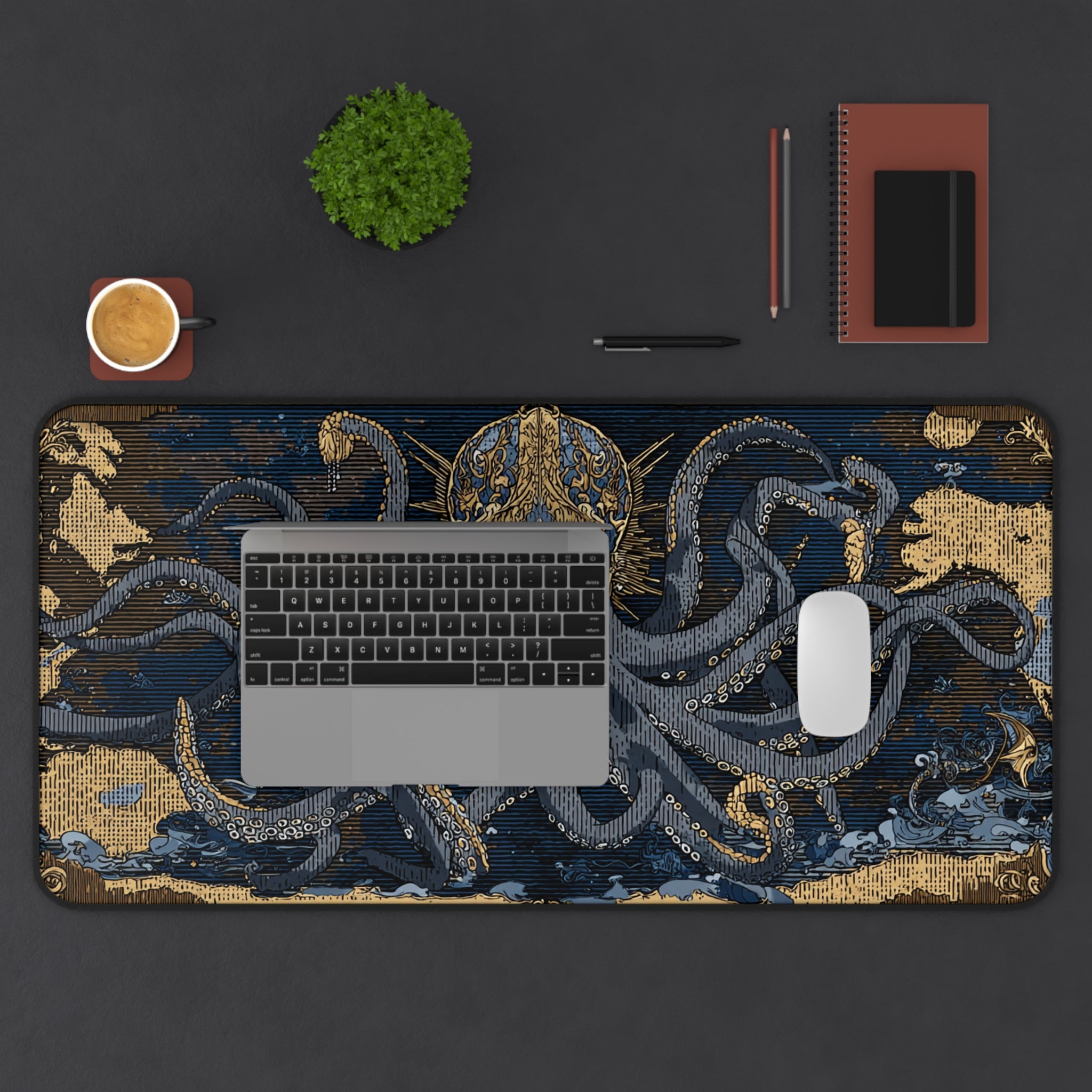 Cthulhu World Conqueror - Gaming Desk Mat (16"x32")