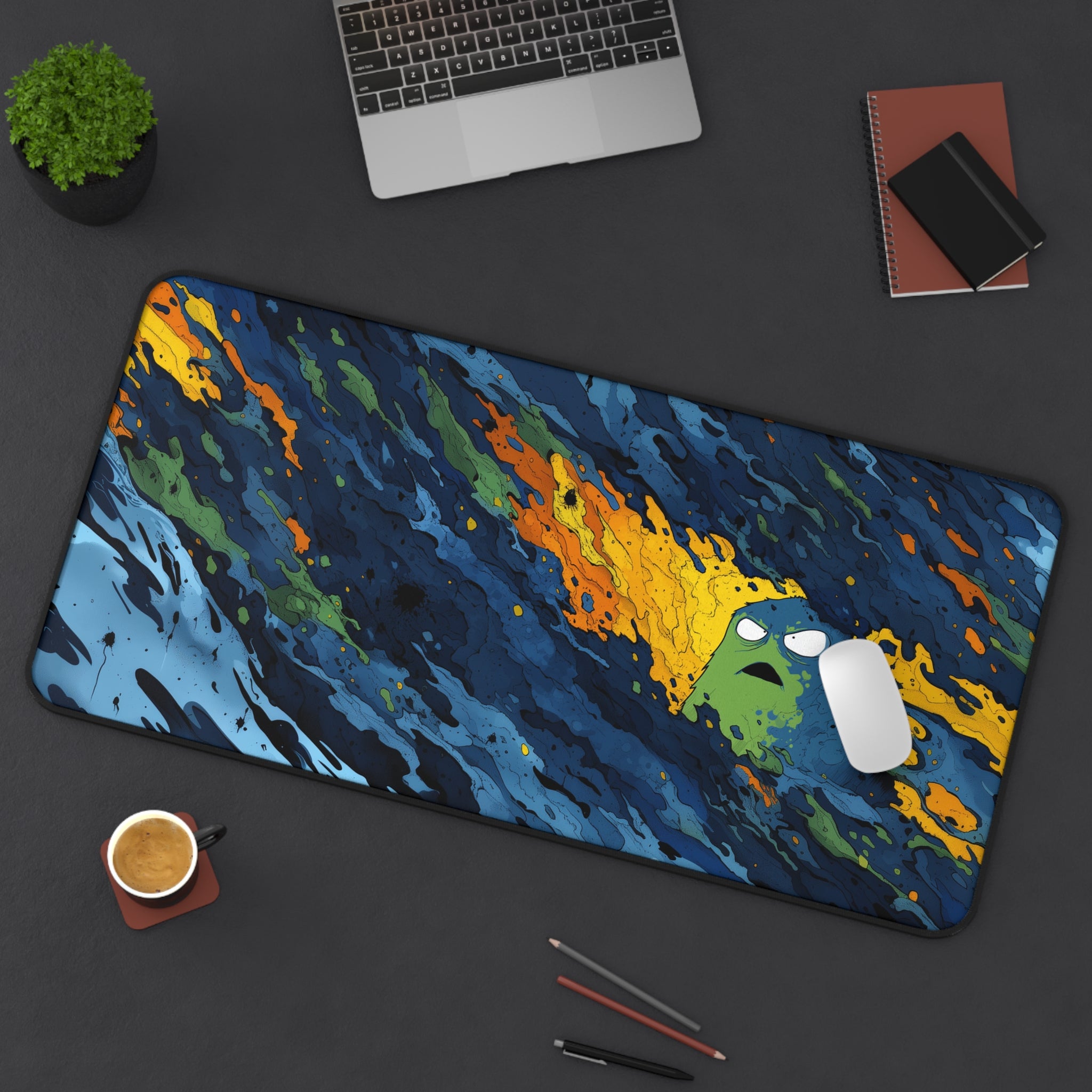 Psycho Sludge - Gaming Desk Mat (16"x32")