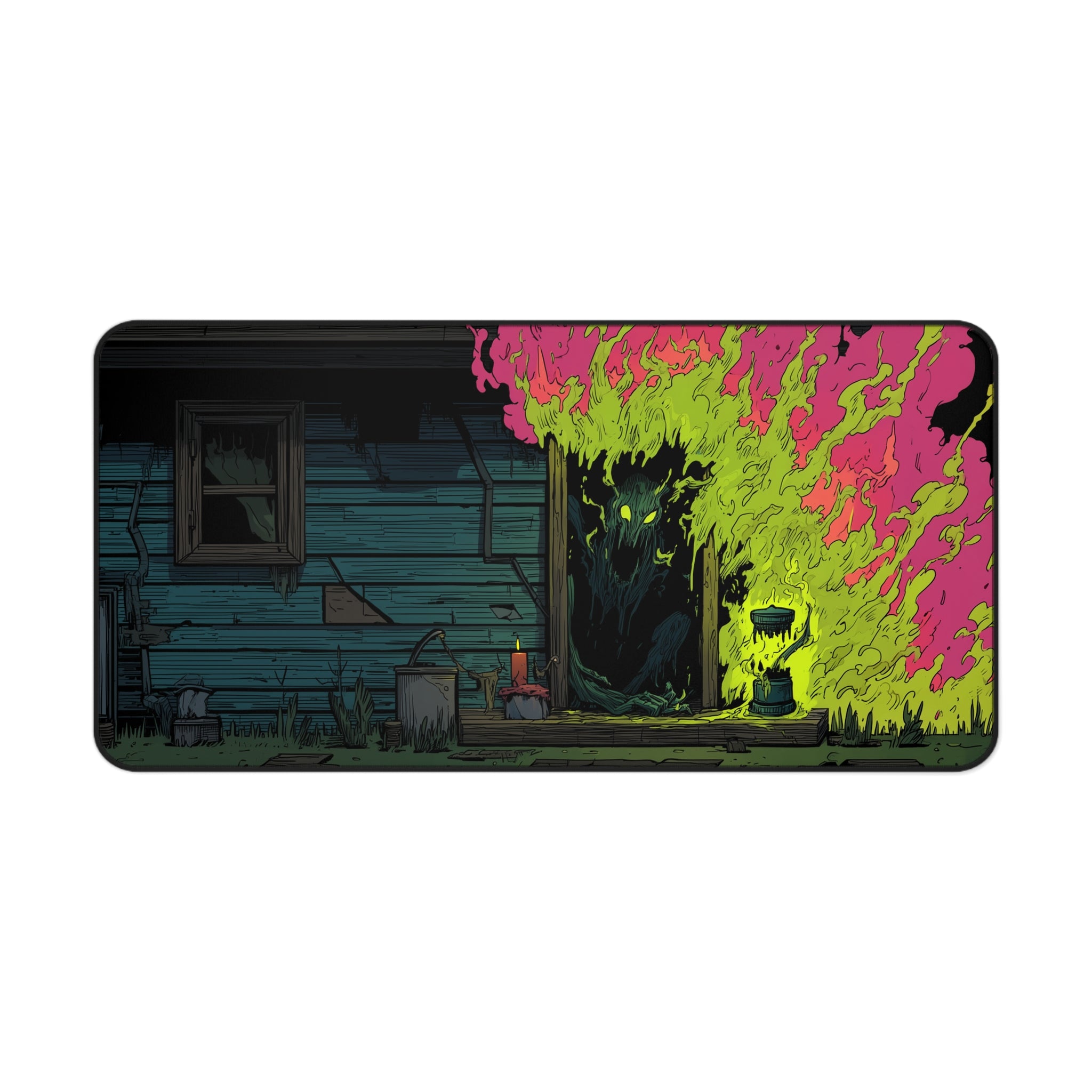 Blightfire Cabin - Gaming Desk Mat (16"x32")