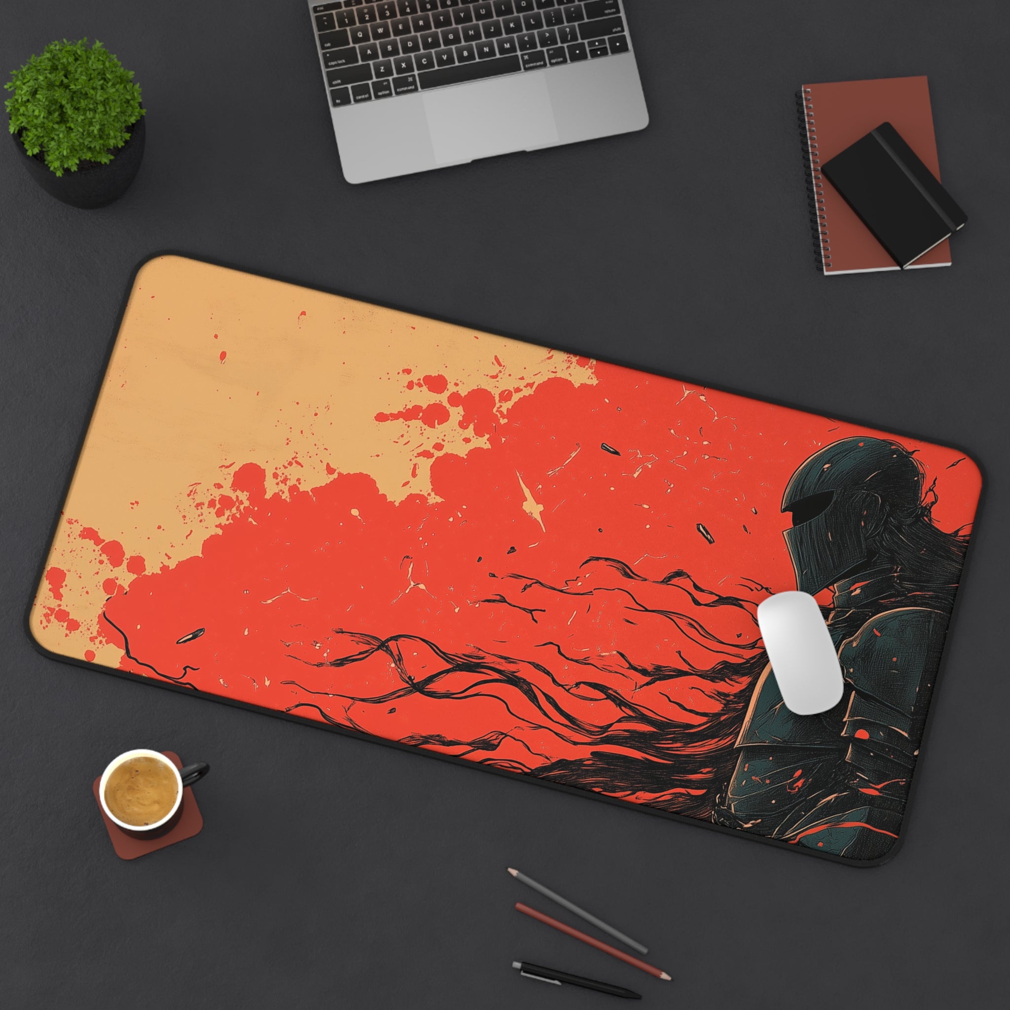 Ashen Vow - Gaming Desk Mat (16"x32")