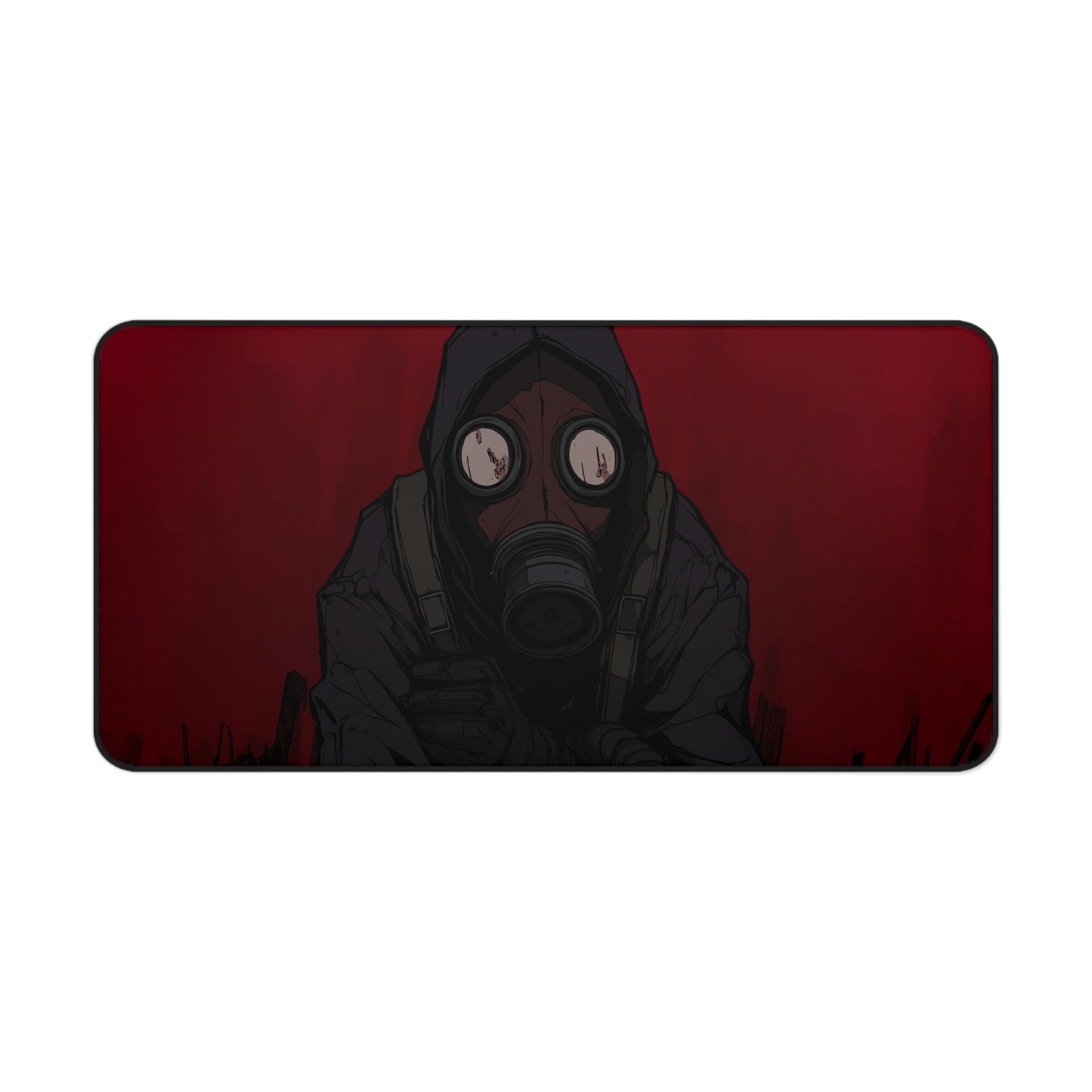 Dystopian Descent - Gaming Desk Mat (16"x32")