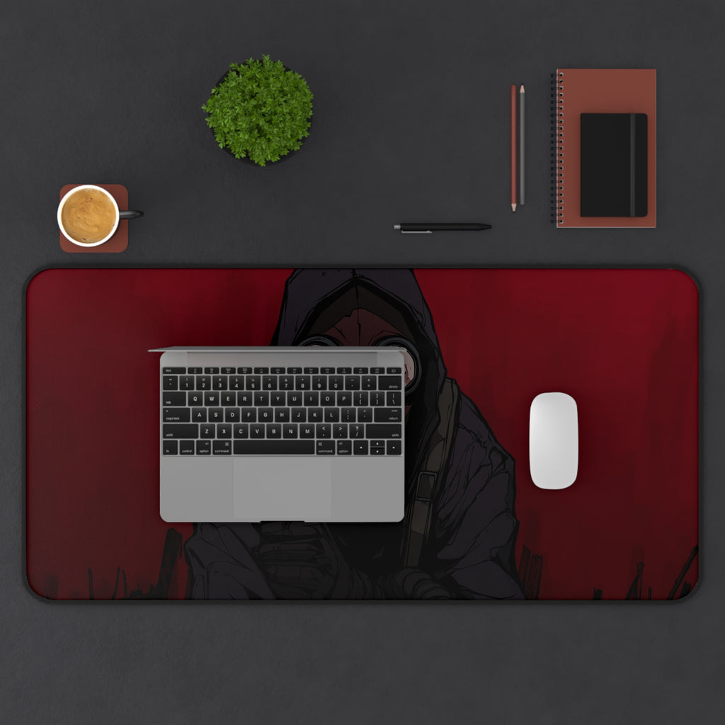 Dystopian Descent - Gaming Desk Mat (16"x32")