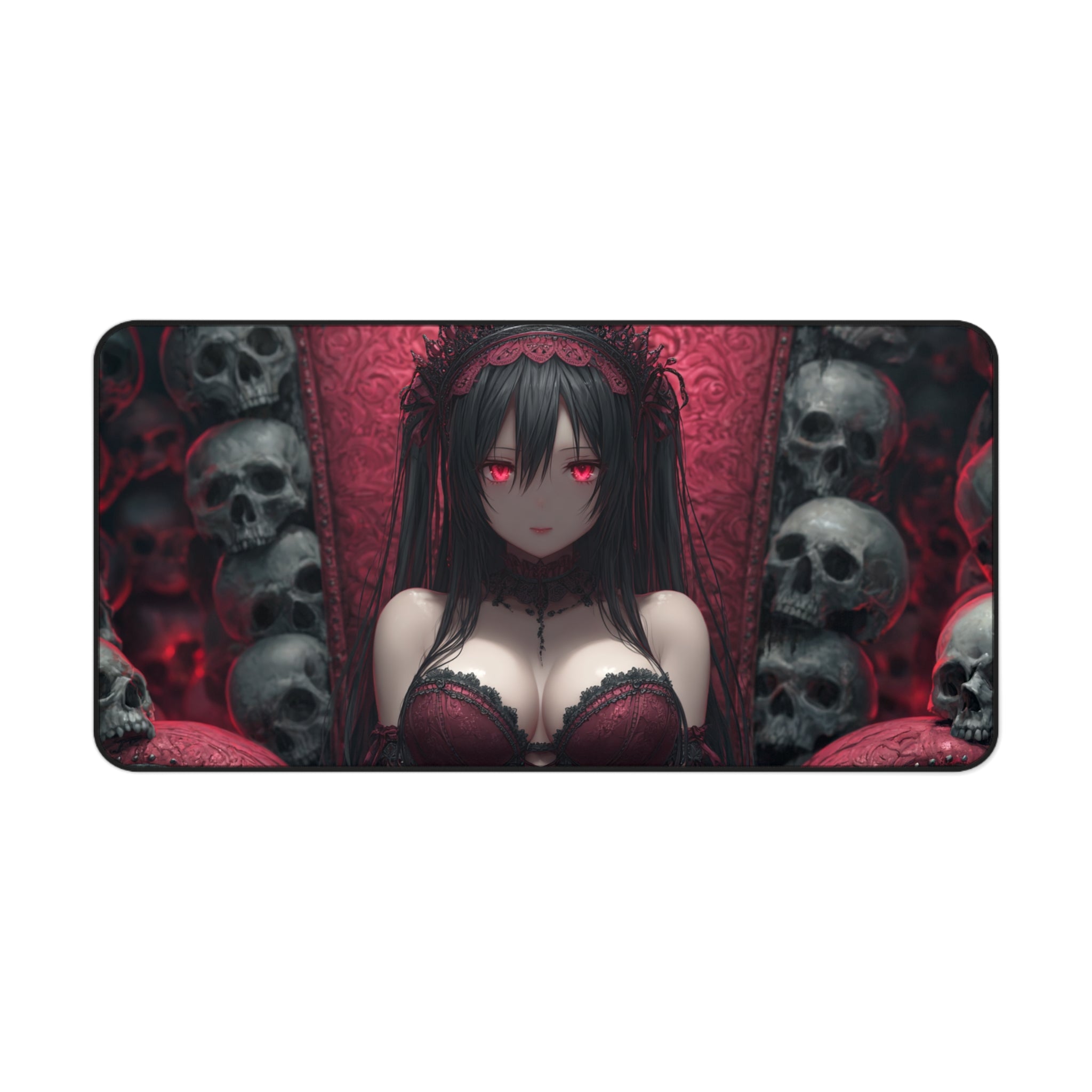 Crimson Queen - Gaming Desk Mat (16"x32")
