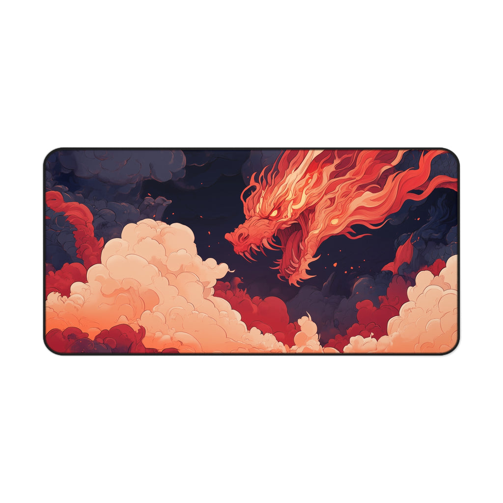 Inferno Dragonstorm - Gaming Desk Mat (16"x32")