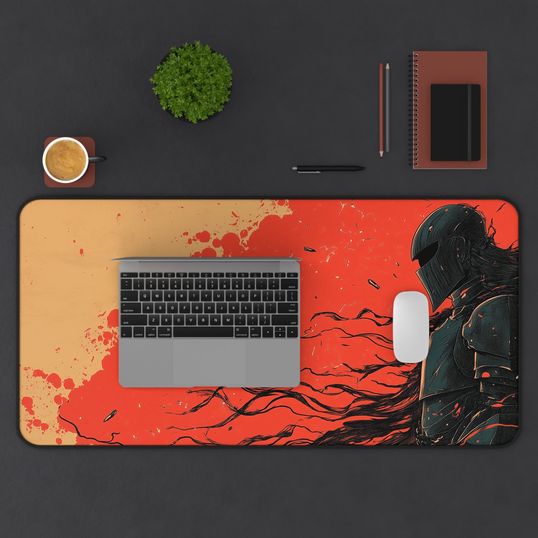 Ashen Vow - Gaming Desk Mat (16"x32")