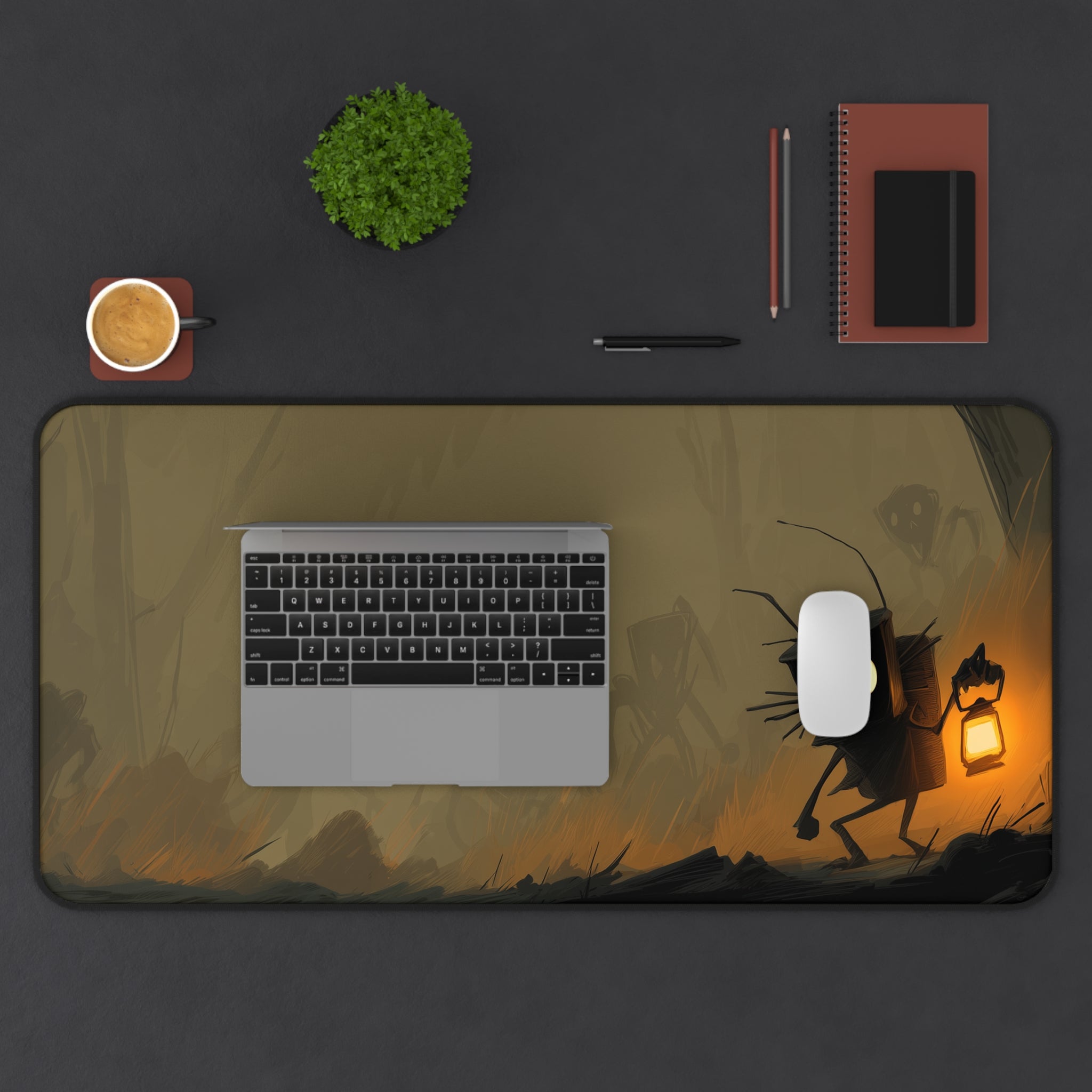 Light in the Looming - Gaming Desk Mat (16"x32")