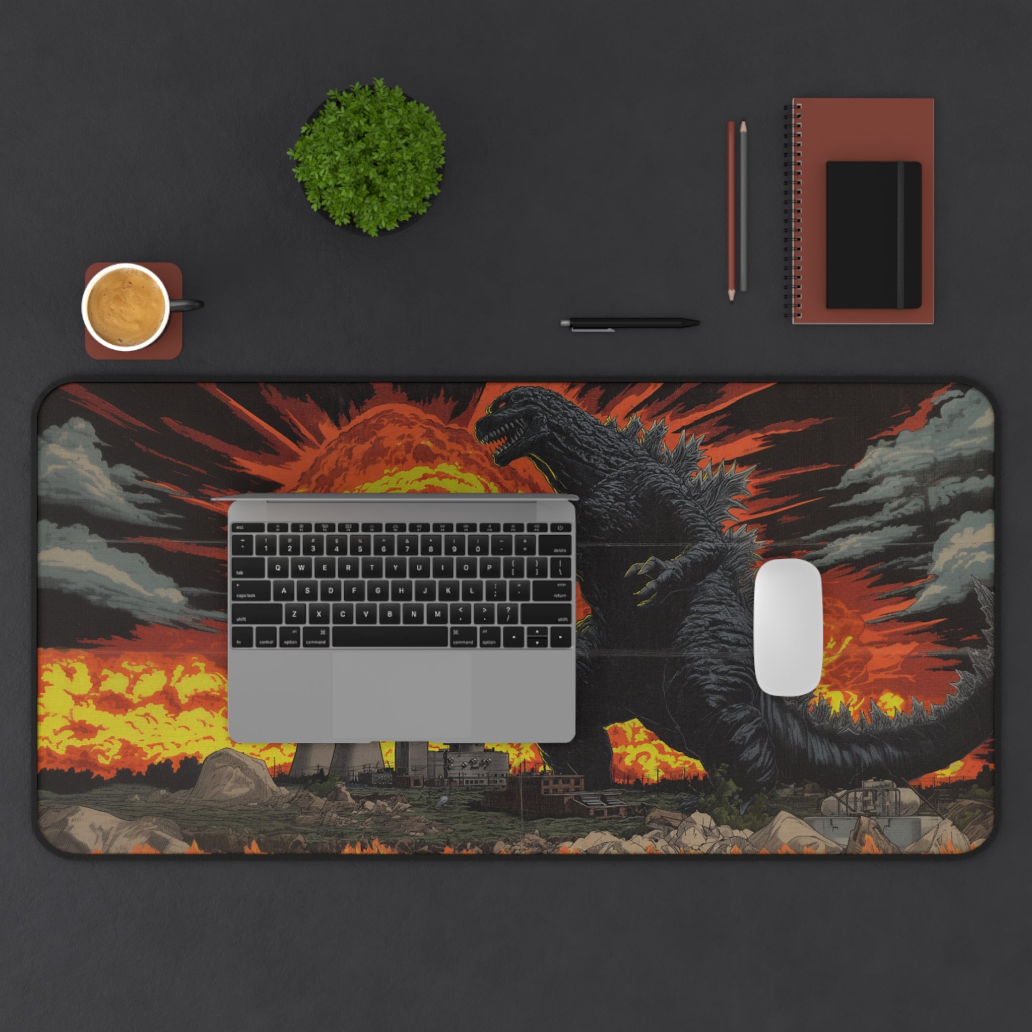 Atomic King - Gaming Desk Mat (16"x32")
