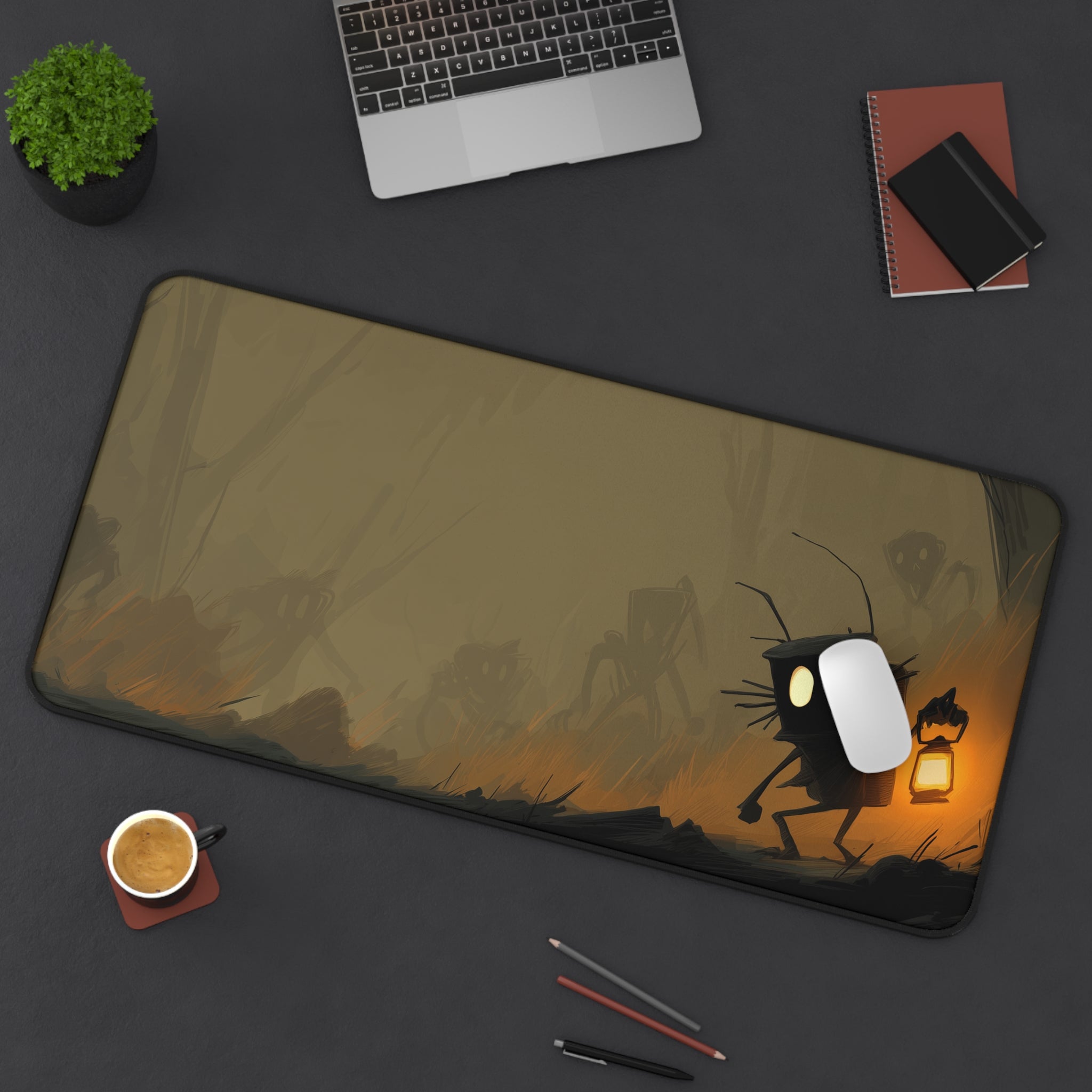 Light in the Looming - Gaming Desk Mat (16"x32")