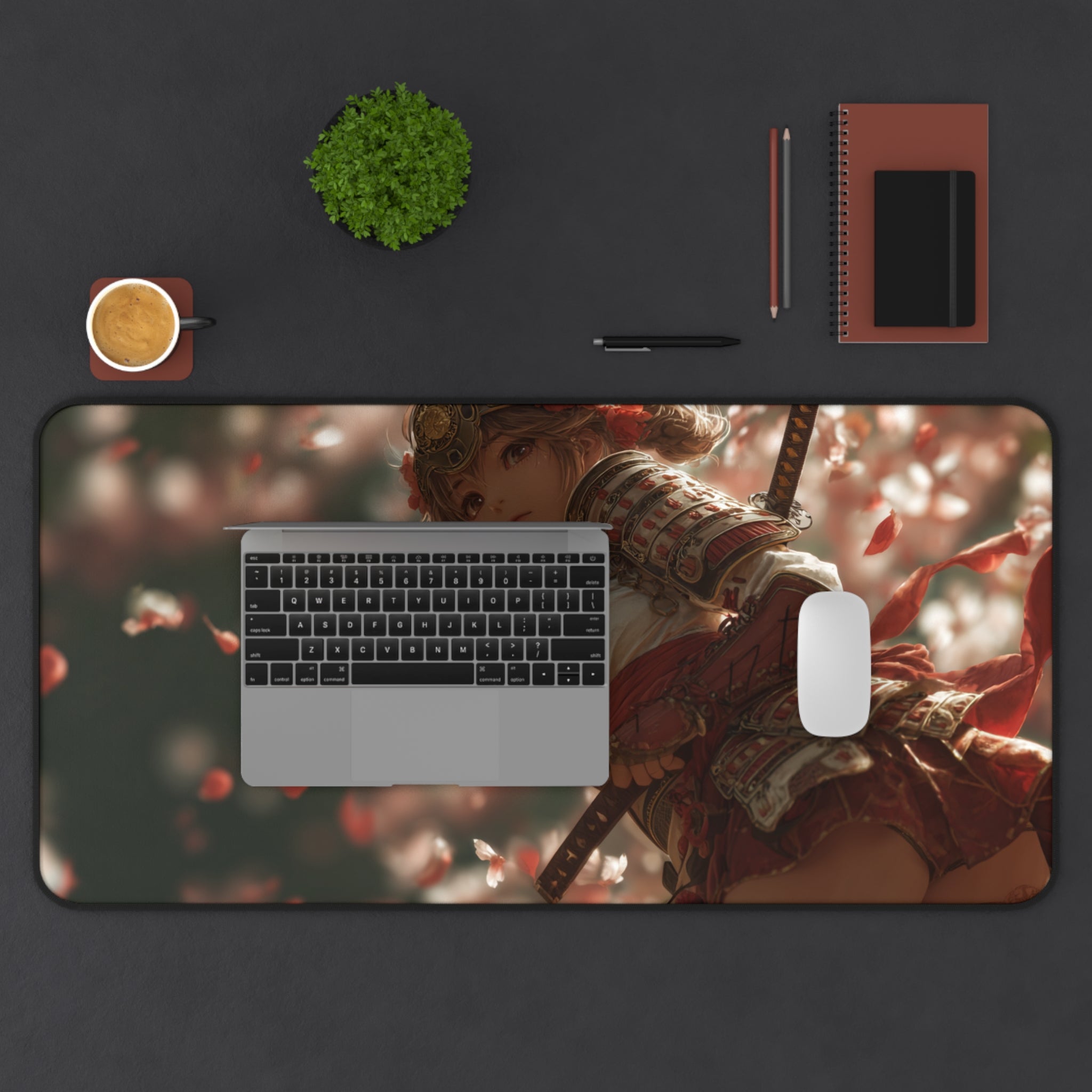 Blossom Blade - Gaming Desk Mat (16"x32")