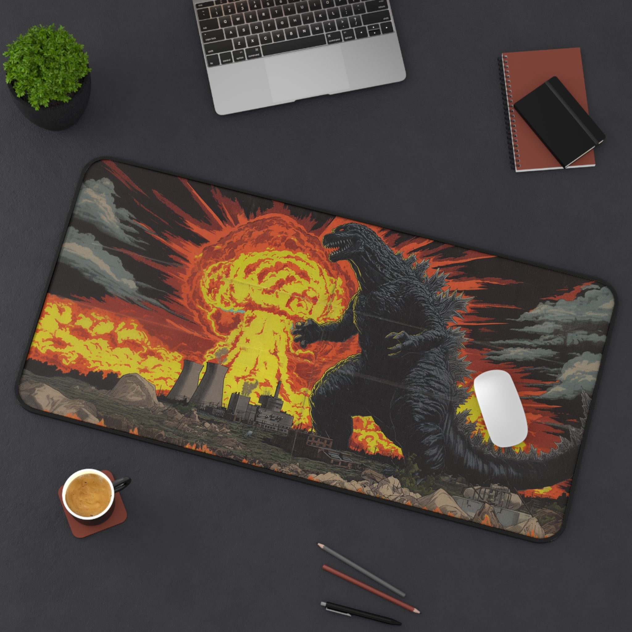 Atomic King - Gaming Desk Mat (16"x32")