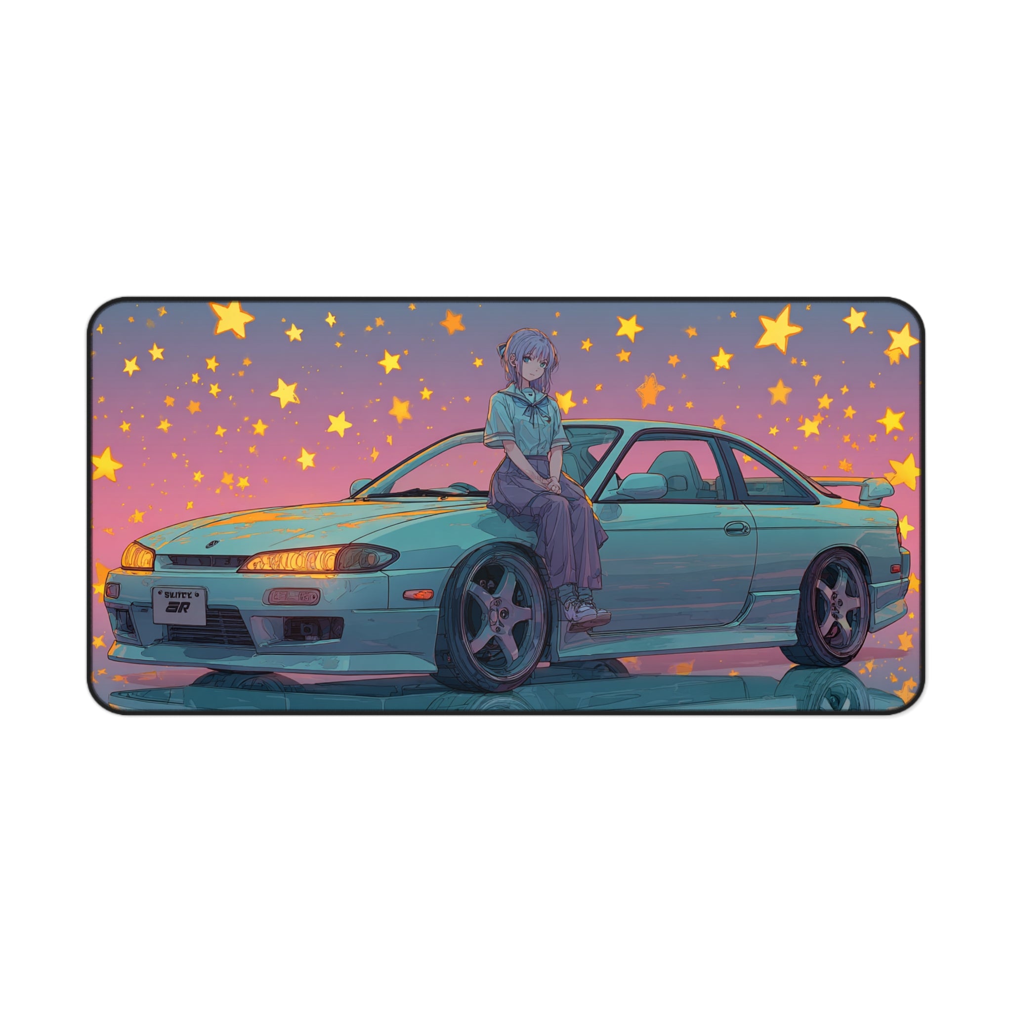 Starlight Drift Dreams - Desk Mat (16"x32")