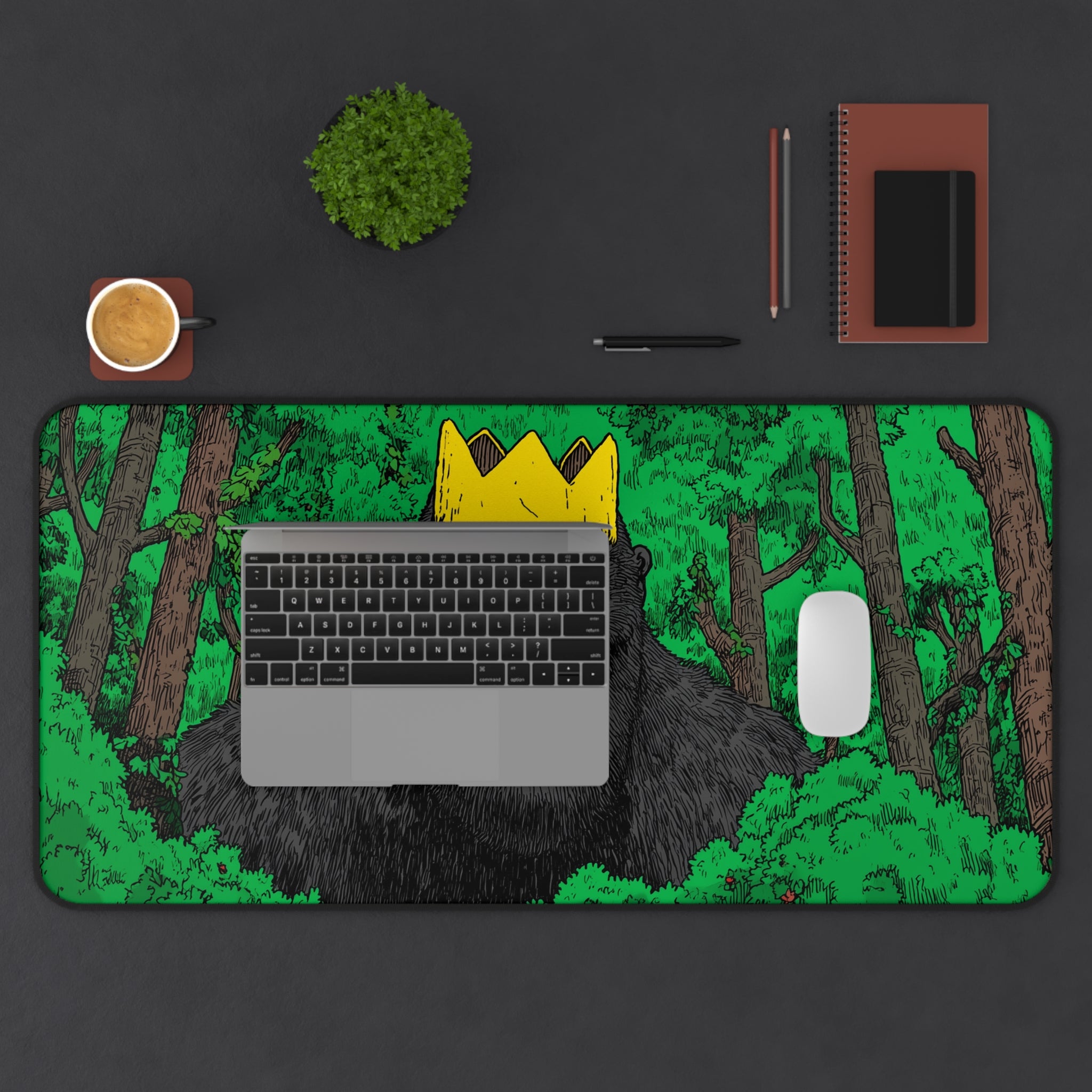 The King - Gaming Desk Mat (16"x32")