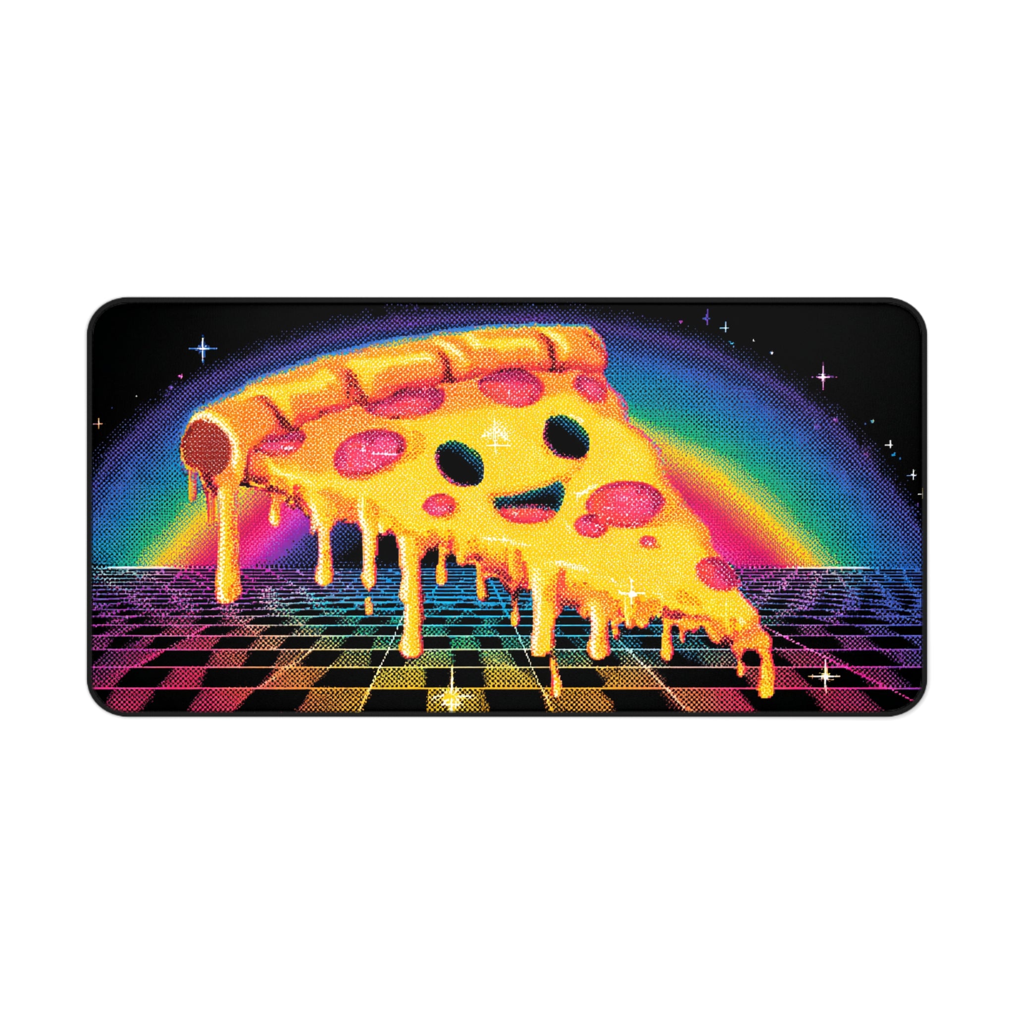 Cosmic Pizza Party - Desk Mat (16"x32")