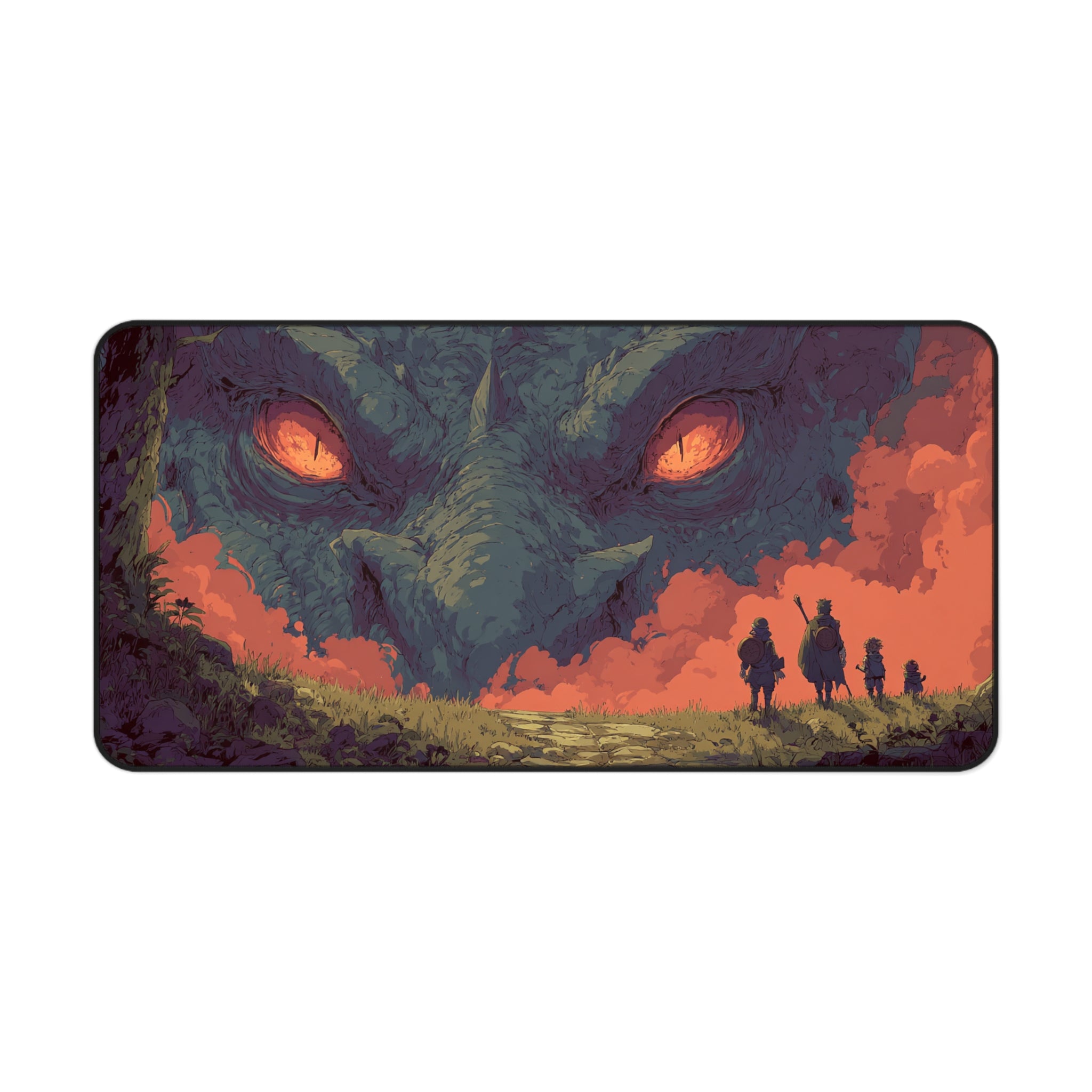 Dragons Gaze - Gaming Desk Mat (16"x32")