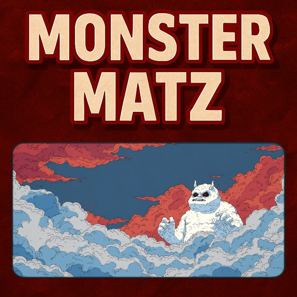 Cloud Behemoth - Gaming Desk Mat (16"x32")