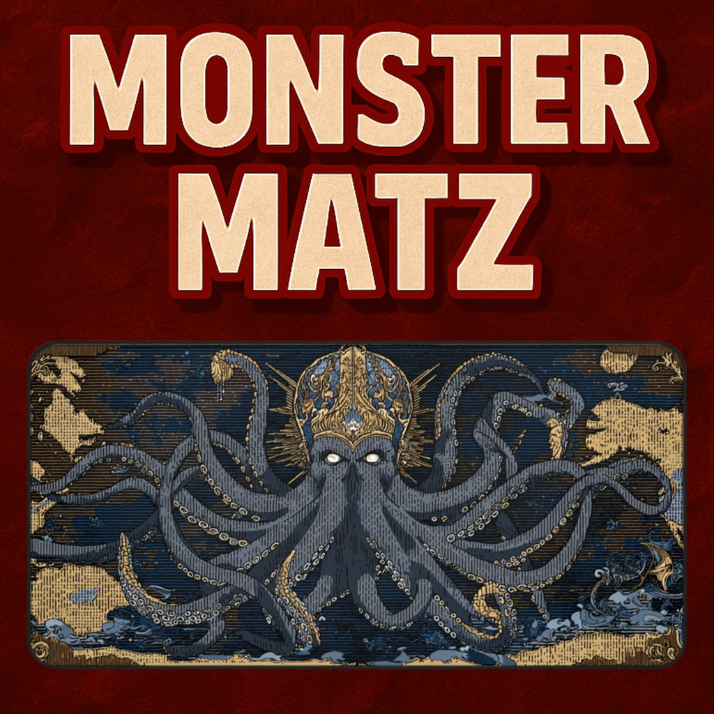 Cthulhu World Conqueror - Gaming Desk Mat (16"x32")