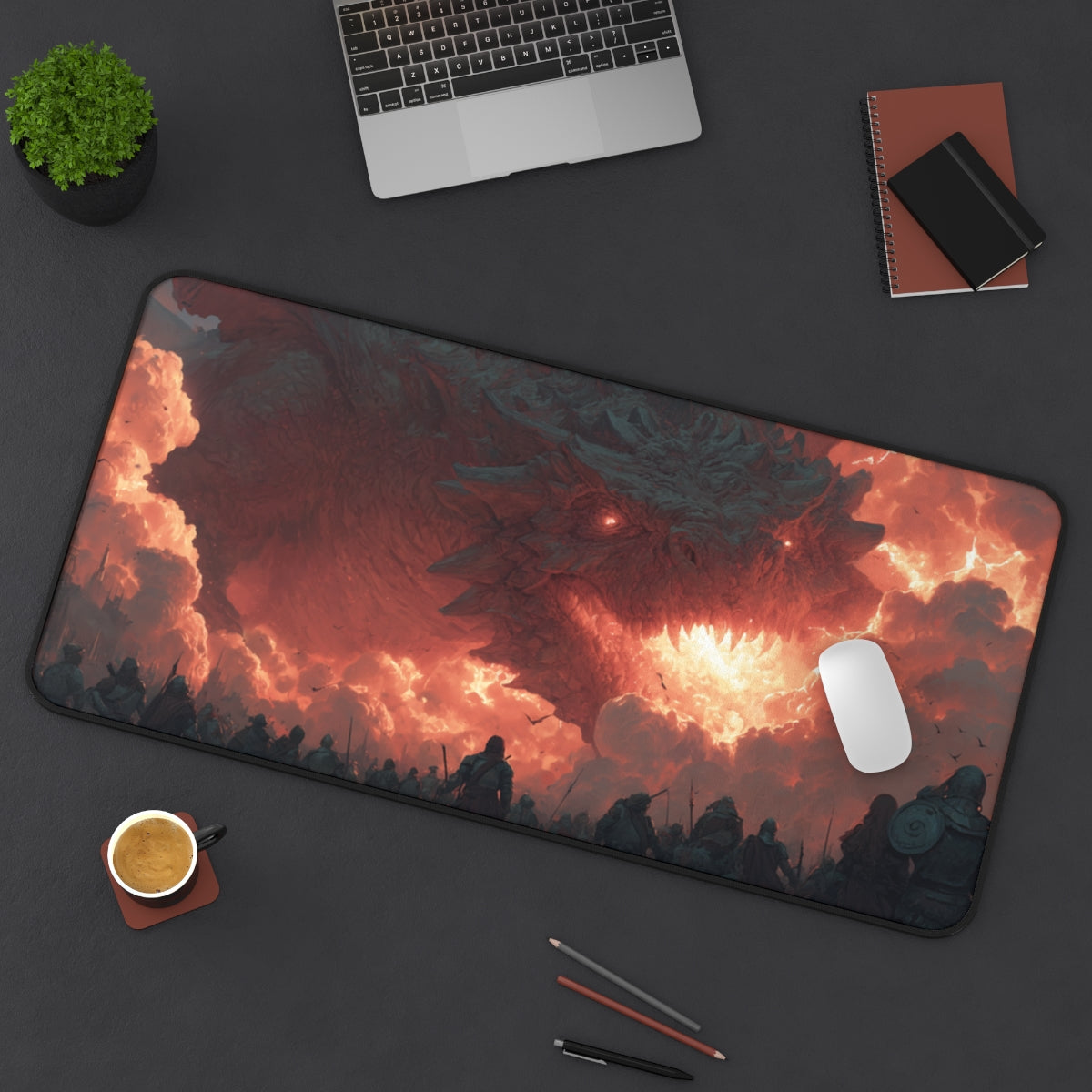 Inferna Tyrant - Gaming Desk Mat (16"x32")