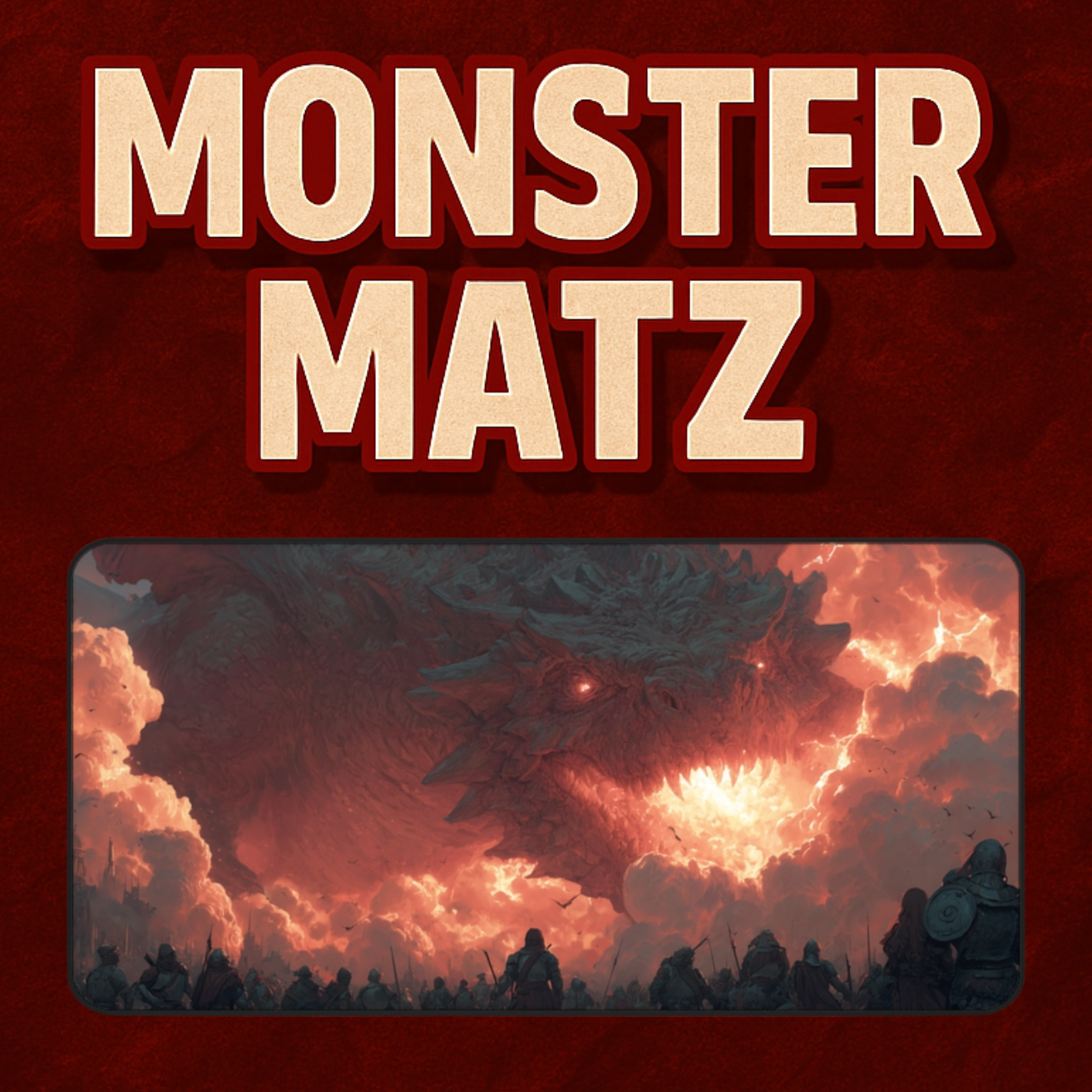 Inferna Tyrant - Gaming Desk Mat (16"x32")