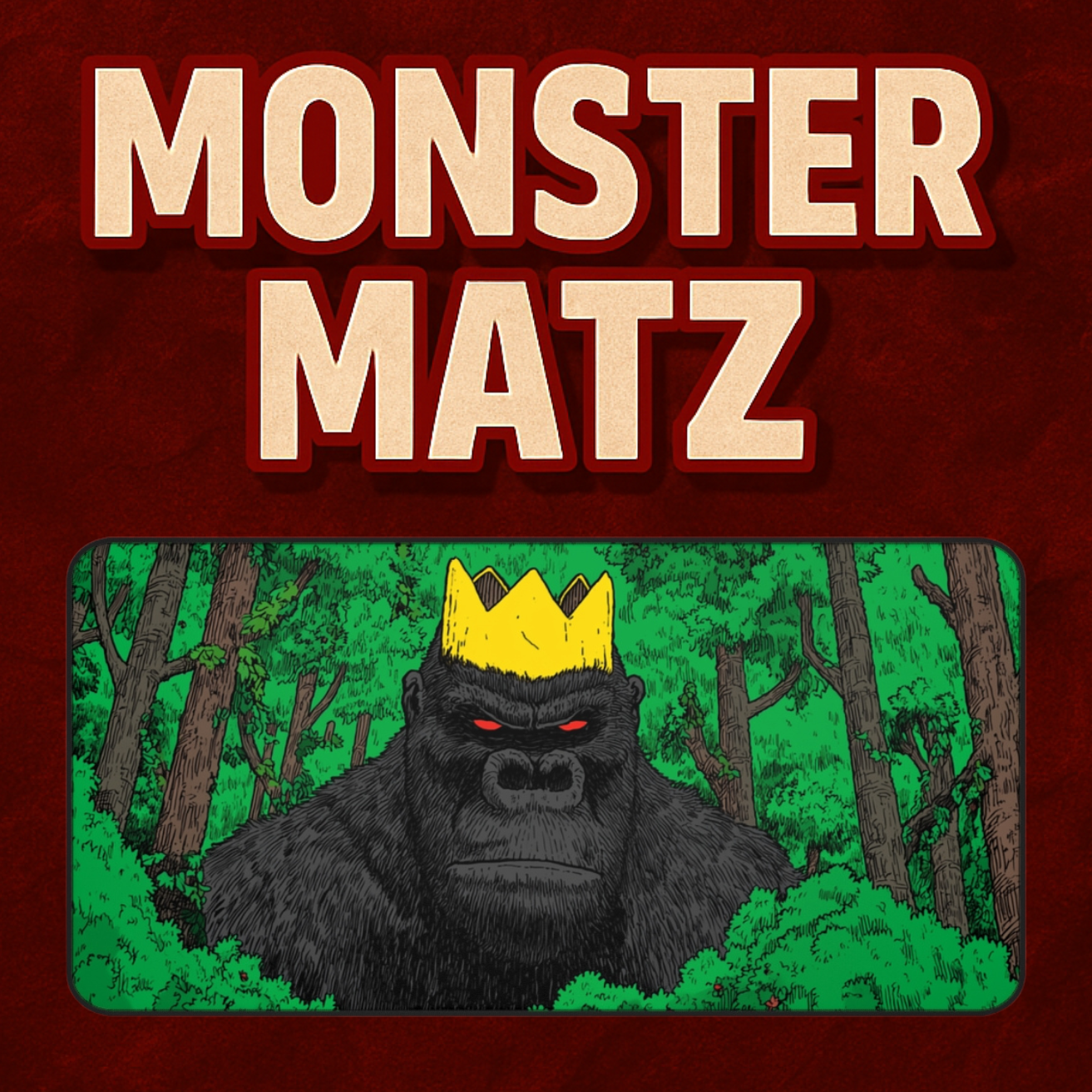 The King - Gaming Desk Mat (16"x32")